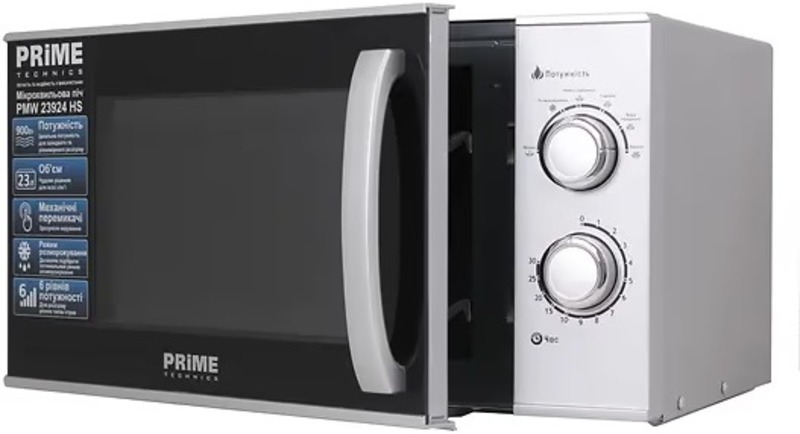 Мікрохвильова піч Prime Technics PMW 23924 HS Europe - фото 3 Мікрохвильова піч Prime Technics PMW 23924 HS Europe - фото 3