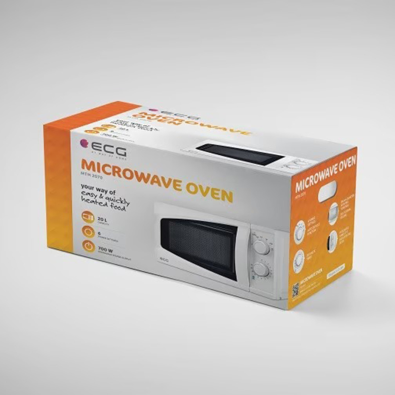 Микроволновая печь ECG MTM 2070 W Europe - фото 4