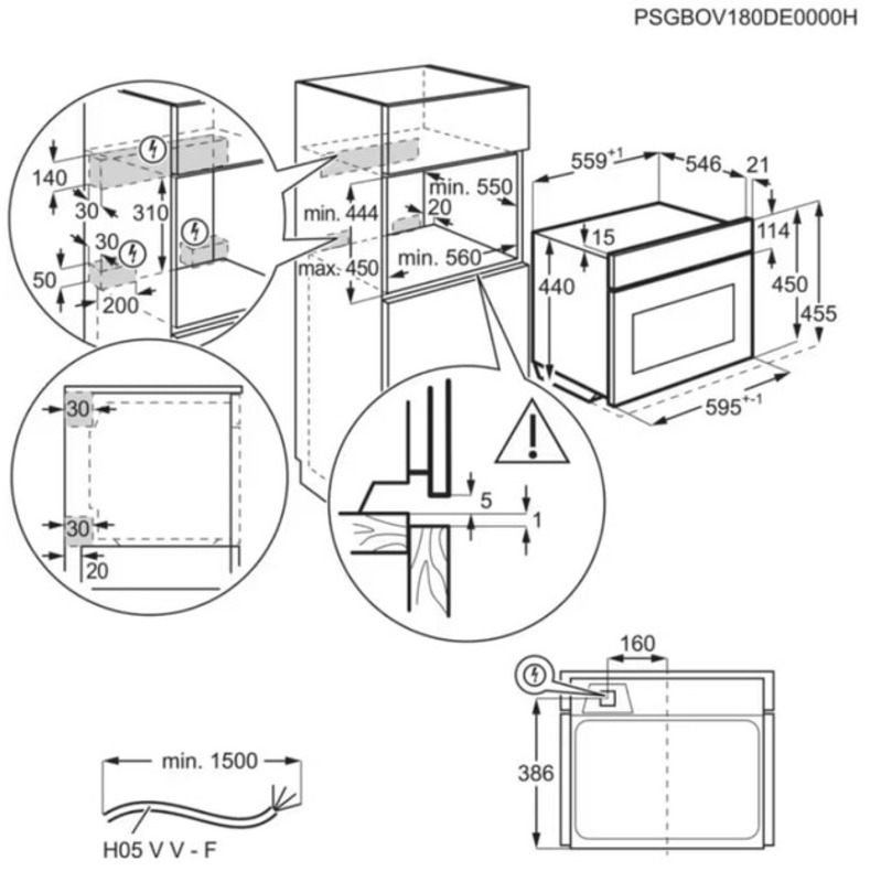 Встраиваемая микроволновая печь Electrolux EVM8E08X Europe - фото 4