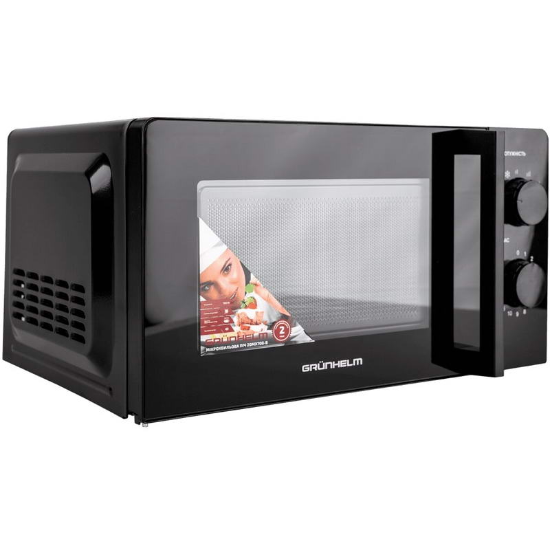 Микроволновая печь GRUNHELM 20MX708-B - фото 3