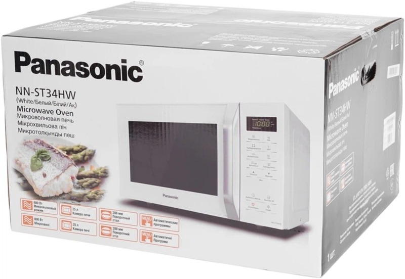 Микроволновая печь Panasonic NN-ST34HWZUE - фото 2 Микроволновая печь Panasonic NN-ST34HWZUE - фото 2