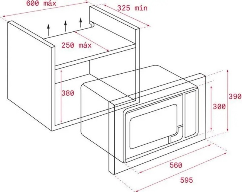 Встроенная микроволновая печь Teka ML 8200 BIS BK (112060001) - фото 4