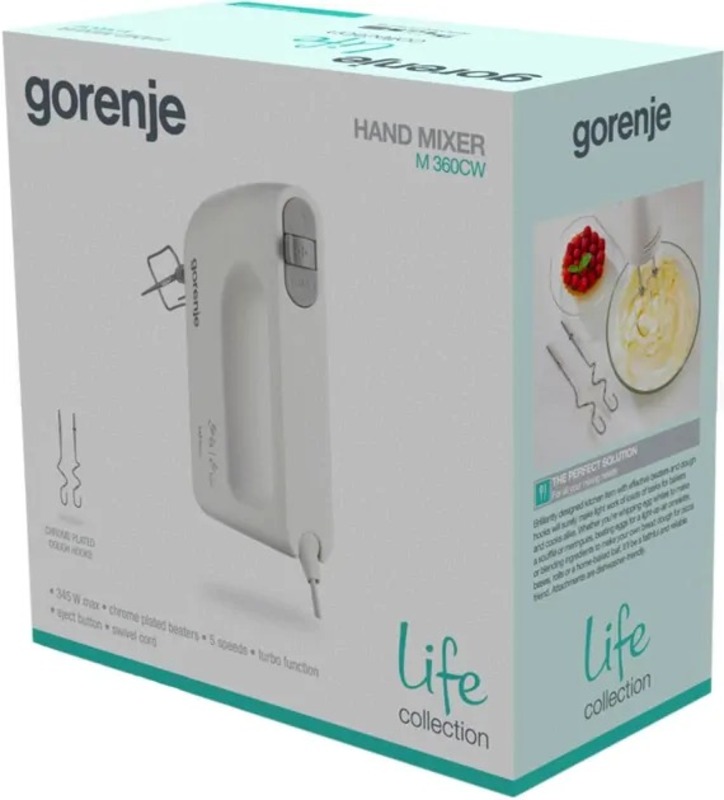 Миксер Gorenje M360CW Europe - фото 4