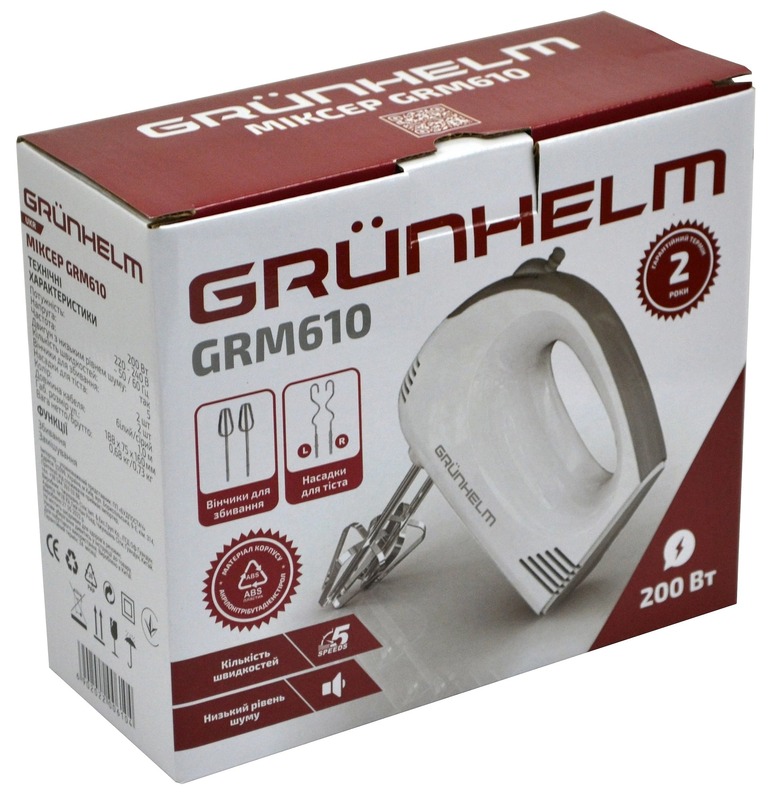 Міксер Grunhelm GRM610 - фото 4
