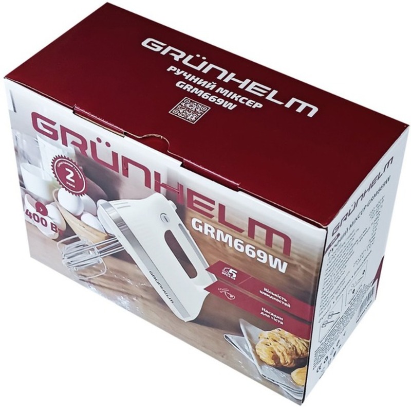 Міксер Grunhelm GRM669W - фото 3 Міксер Grunhelm GRM669W - фото 3