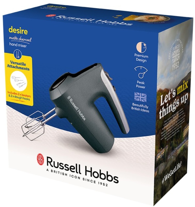 Міксер Russell Hobbs 27151-56 Matte Charcoal Hand Mixer Europe - фото 4