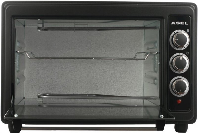 Електрична піч Asel AF-3323 Black - фото 2