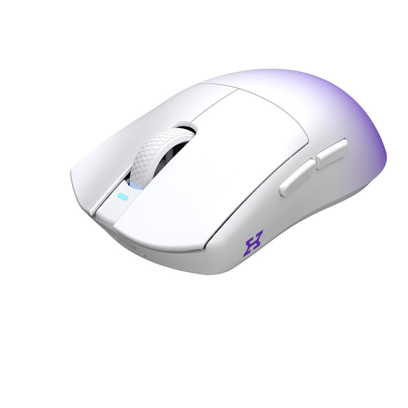 Мышка HATOR Hellyberry HM47 PRO wireless (8721325992406) white-violet gradient - фото 2 Мышка HATOR Hellyberry HM47 PRO wireless (8721325992406) white-violet gradient - фото 2