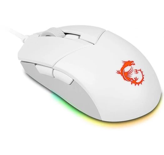 Мышка MSI Clutch GM11 White (S12-0401950-CLA) - фото 2 Мышка MSI Clutch GM11 White (S12-0401950-CLA) - фото 2