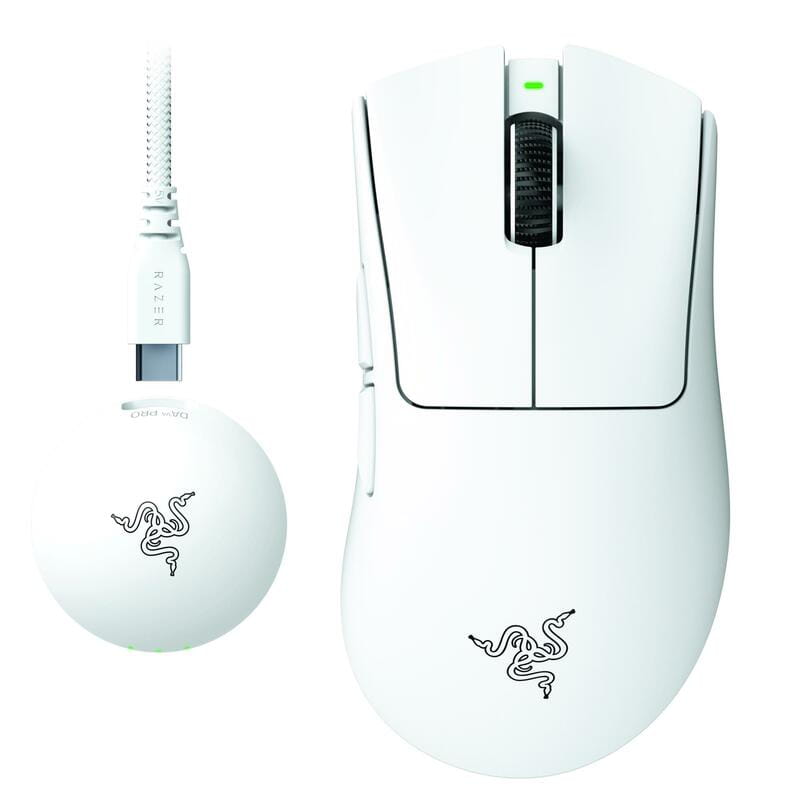 Мышка RAZER DeathAdder V4 PRO Wireless, white (RZ01-05330200-R3G1)