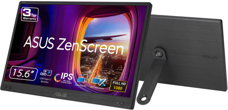 Монітор ASUS ZenScreen MB166CR (90LM07D3-B03170) - фото 1