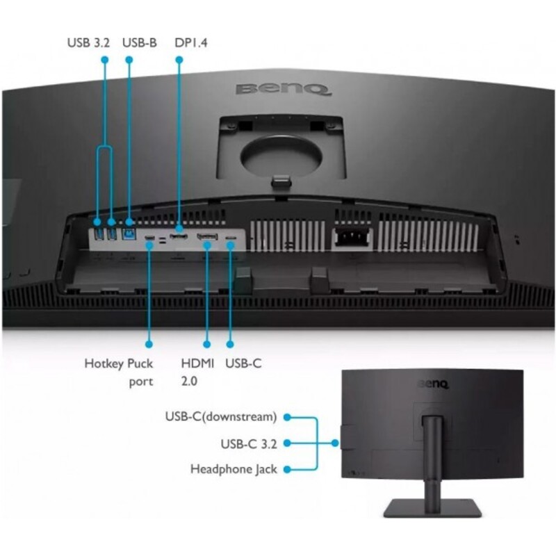 Монітор BenQ PD2706U Dark Grey (9H.LLJLB.QBE) - фото 3 Монітор BenQ PD2706U Dark Grey (9H.LLJLB.QBE) - фото 3
