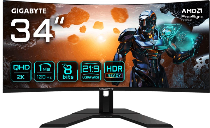 Монитор Gigabyte GS34WQC EK