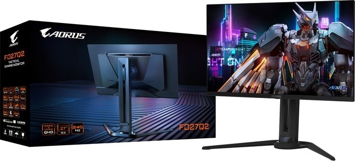 Монитор GIGABYTE AORUS FO27Q2 EK - фото 5 Монитор GIGABYTE AORUS FO27Q2 EK - фото 5