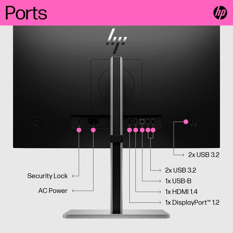 Монитор HP E24t G5 (6N6E6AA) - фото 3 Монитор HP E24t G5 (6N6E6AA) - фото 3