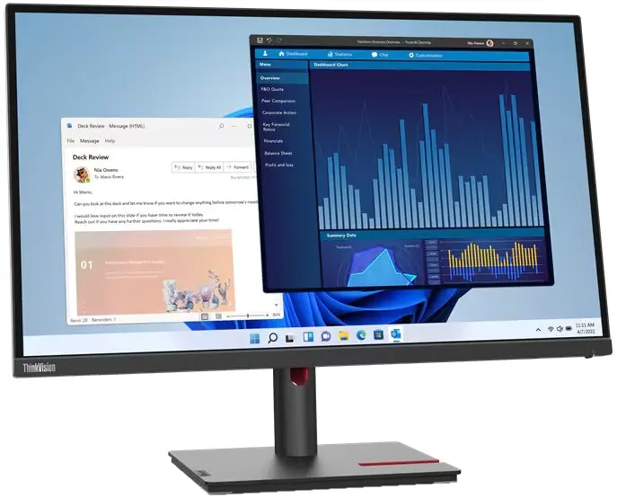 Монітор Lenovo T27p-30 (63A9GAT1EU) - фото 1 Монітор Lenovo T27p-30 (63A9GAT1EU) - фото 1