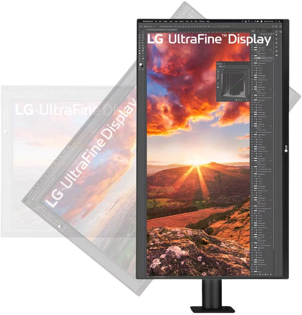 Монітор LG UltraFine Display ergo 32UN880K-B - фото 1