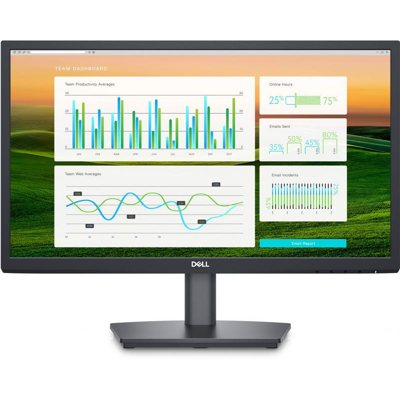 Монитор Dell 21.5" E2222HS (210-AZKV) Black