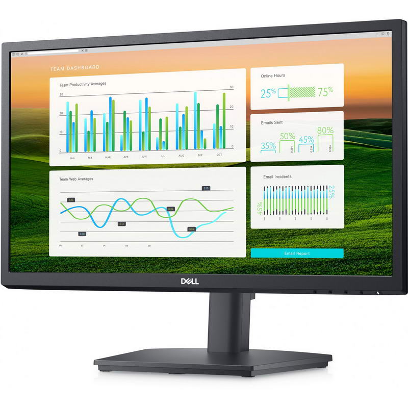 Монитор Dell 21.5" E2222HS (210-AZKV) Black - фото 1