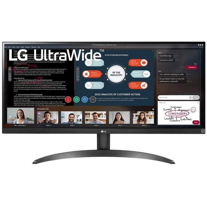 Монитор LG 29" UltraWide 29WP500-B