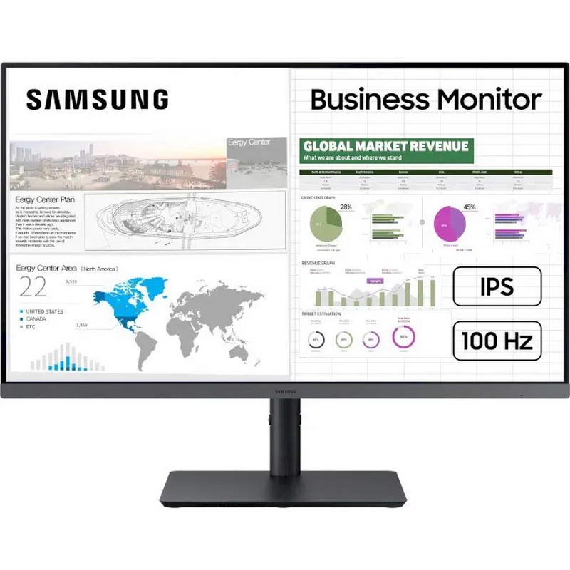 Монітор Samsung 23.8" S24C430 (LS24C430GAIXCI)