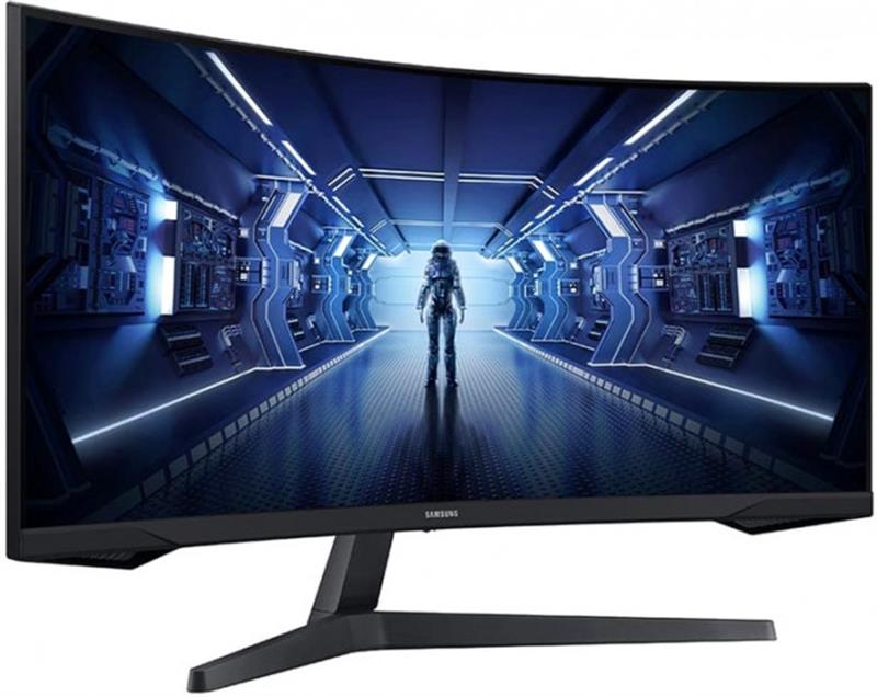 Монітор Samsung 34" Odyssey G5 (LC34G55TWWIXCI) VA Black Curved 165Hz - фото 1