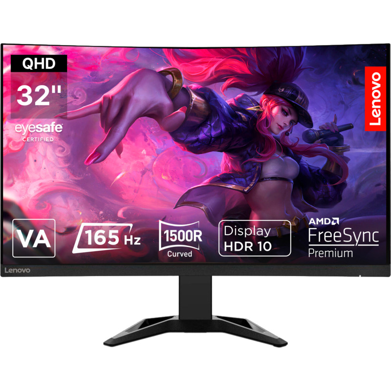 Монітор Lenovo G32qc-30 (66F2GAC1UA)