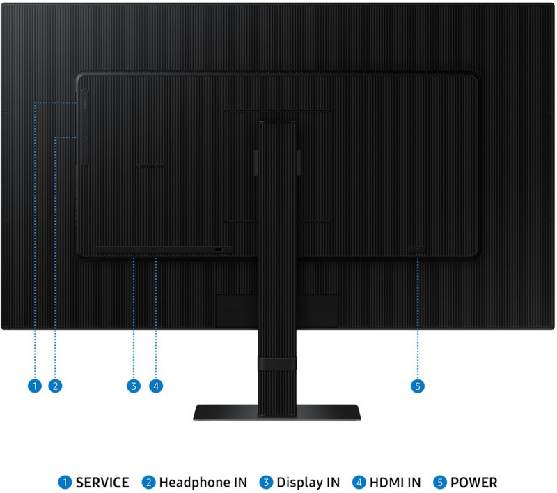 Монітор Samsung 27" ViewFinity HRM S70D Monitor (LS27D700EAIXCI) - фото 3 Монітор Samsung 27" ViewFinity HRM S70D Monitor (LS27D700EAIXCI) - фото 3