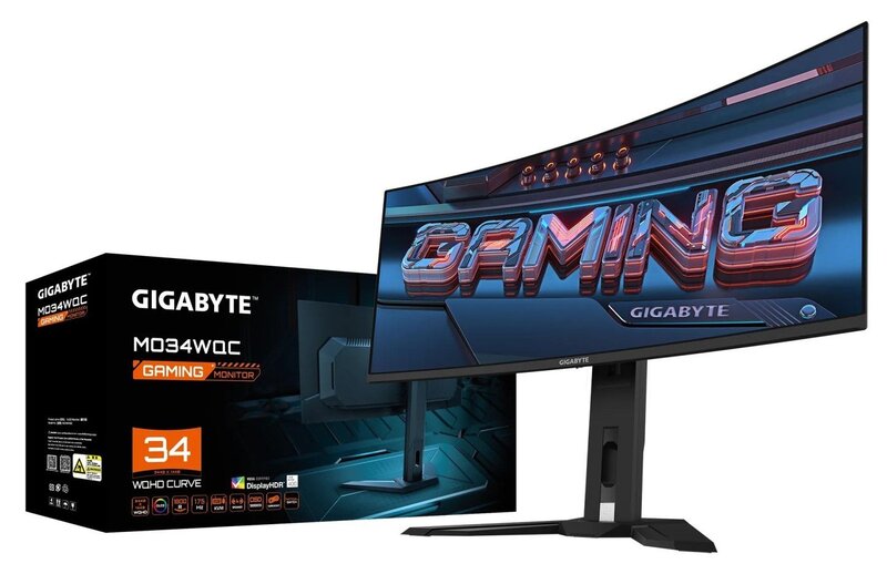 Монітор GIGABYTE MO34WQC - фото 3 Монітор GIGABYTE MO34WQC - фото 3