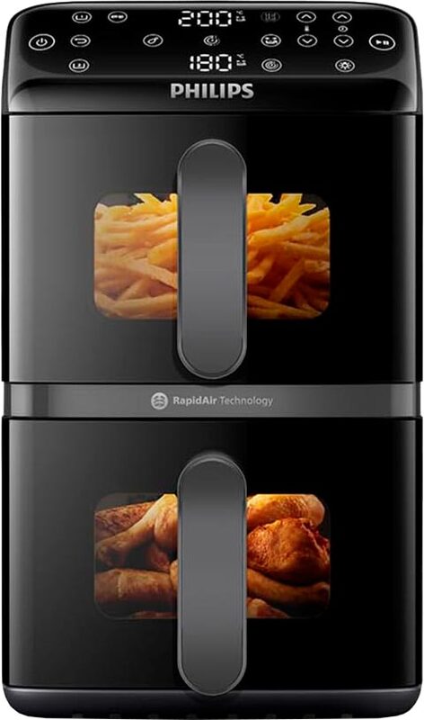 Мультипіч Philips Airfryer Stacked Dual Basket Series 4000 NA460/00 Europe