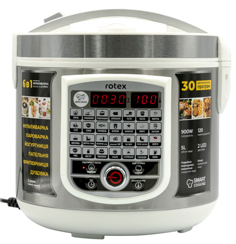 Мультиварка Rotex RMC505-W Excellence Europe