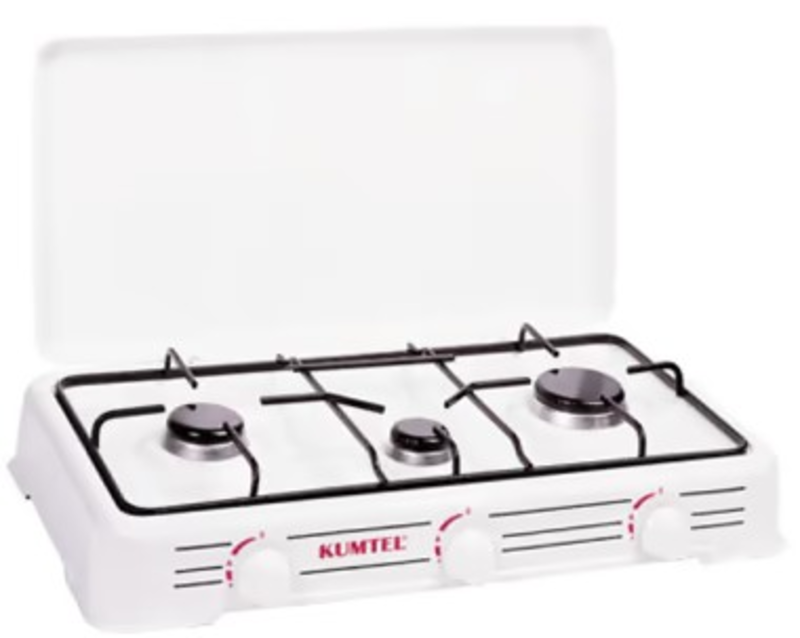 Настільна плита KUMTEL KO-123 WHITE PAINTED