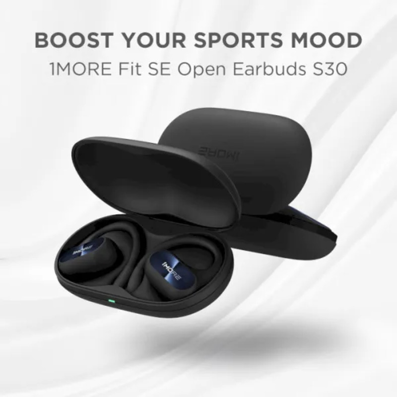 Навушники TWS 1More EF606 Fit SE Open Earbuds S30 Black - фото 1 Навушники TWS 1More EF606 Fit SE Open Earbuds S30 Black - фото 1