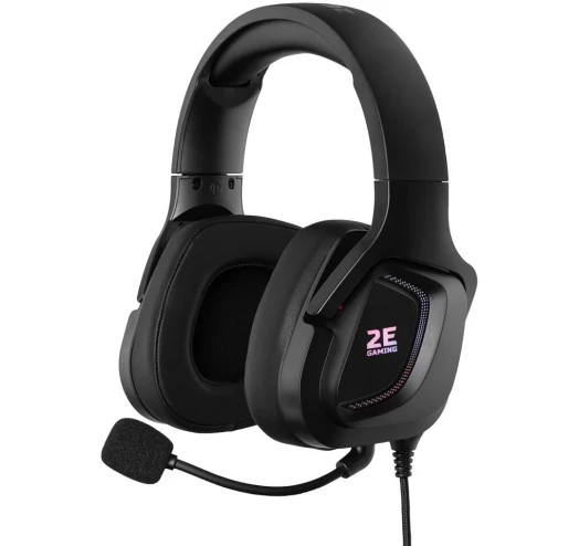 Наушники 2E HG340 RGB 3.5mm Black (2E-HG340BK)