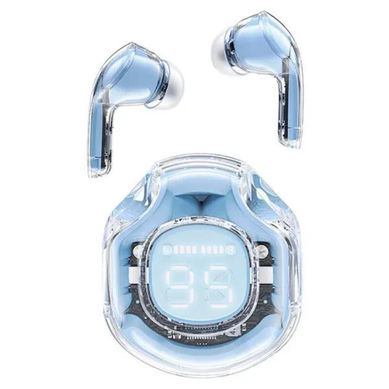 Навушники ACEFAST T8 Crystal color (2) bluetooth earbuds Ice Blue