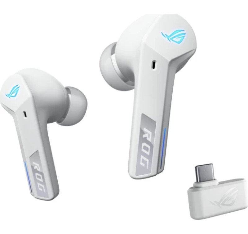 Наушники Asus ROG Cetra True Wireless SpeedNova White (90YH03Y0-BTUA10) - фото 1