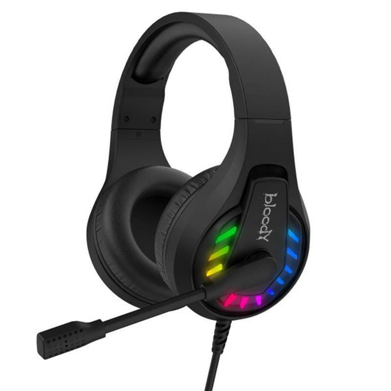 Наушники Bloody G230 Black Neon LED