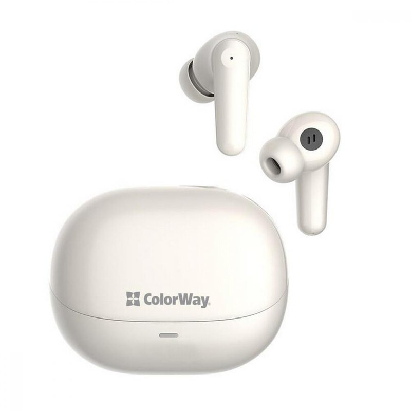 Наушники СolorWay Slim TWS-1 Earbuds Long Life Beige (CW-TWS1BE)