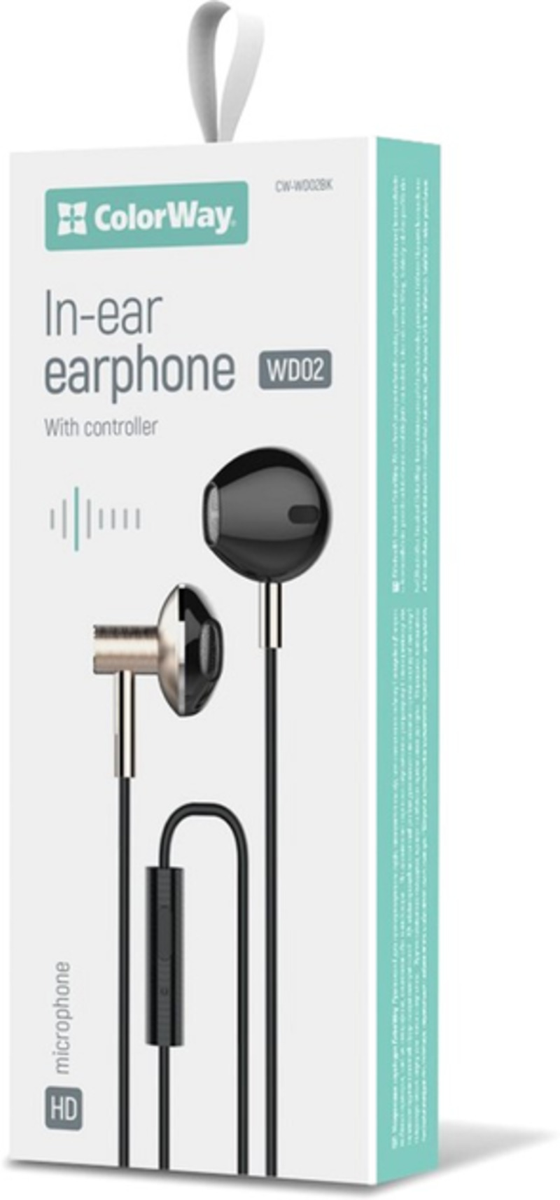 Наушники ColorWay 3.5 mm Wired Earphone Blast 2 Black (CW-WD02BK) - фото 6
