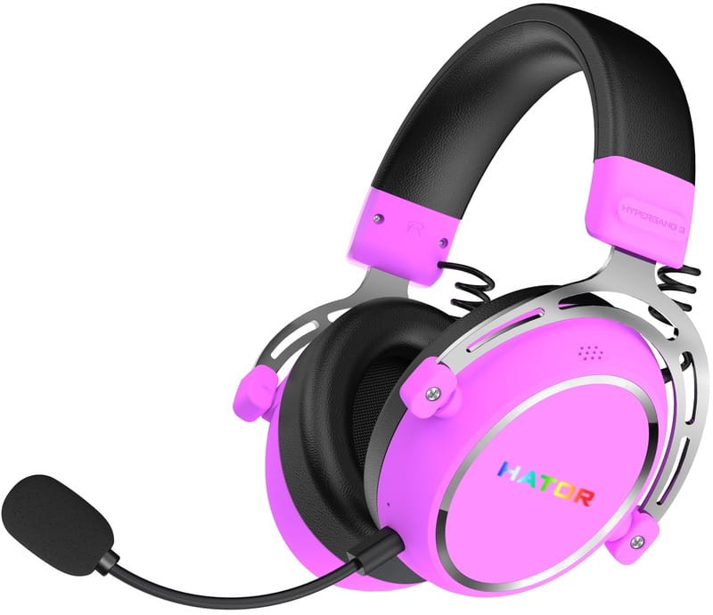 Навушники HATOR HYPERGANG 3 Hi-Res (ESH52) wireless cyber violet, SyncHUB connection