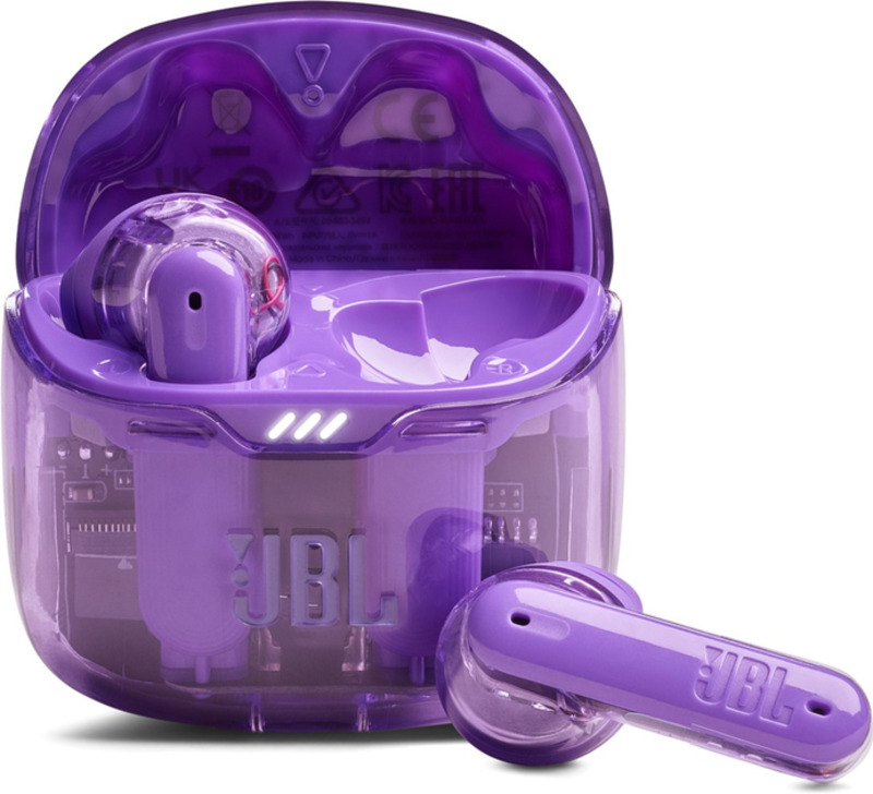 Навушники JBL Tune Flex Ghost Edition Purple (JBLTFLEXGPUR)