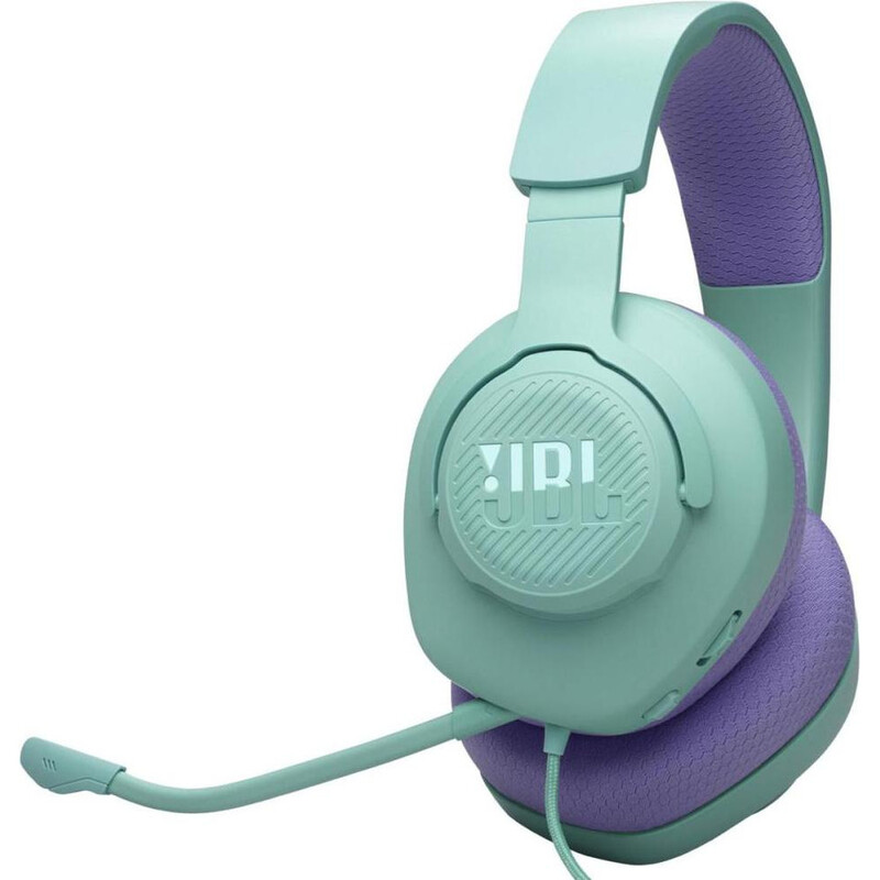 Навушники JBL Quantum 100M2 Cyan (JBLQTUM100M2CYN)