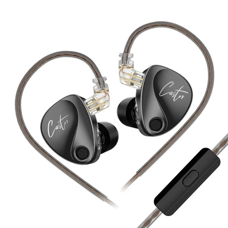 Наушники KZ Castor Improved Bass black