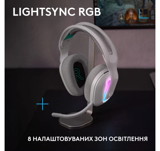 Наушники Logitech G522 Lightspeed White (981-001550, 981-001551) - фото 1
