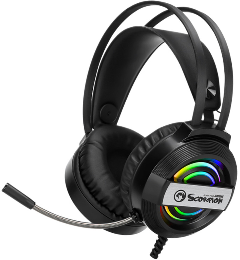 Наушники Marvo HG8902 Multi-LED Black (HG8902)