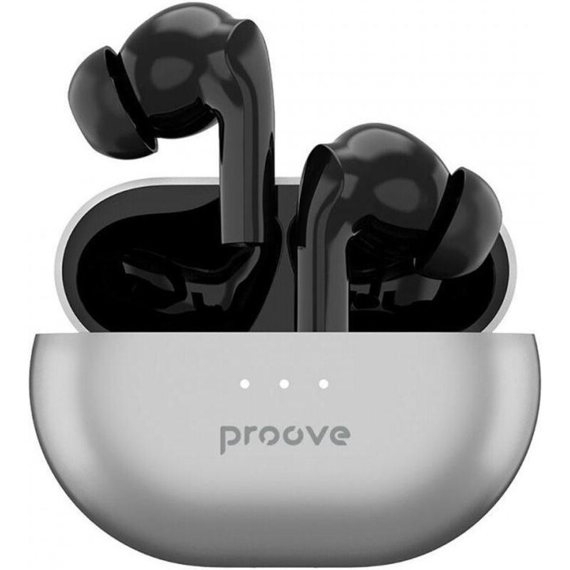 Навушники Proove Woop TWS with ANC silver black TWWP00010006