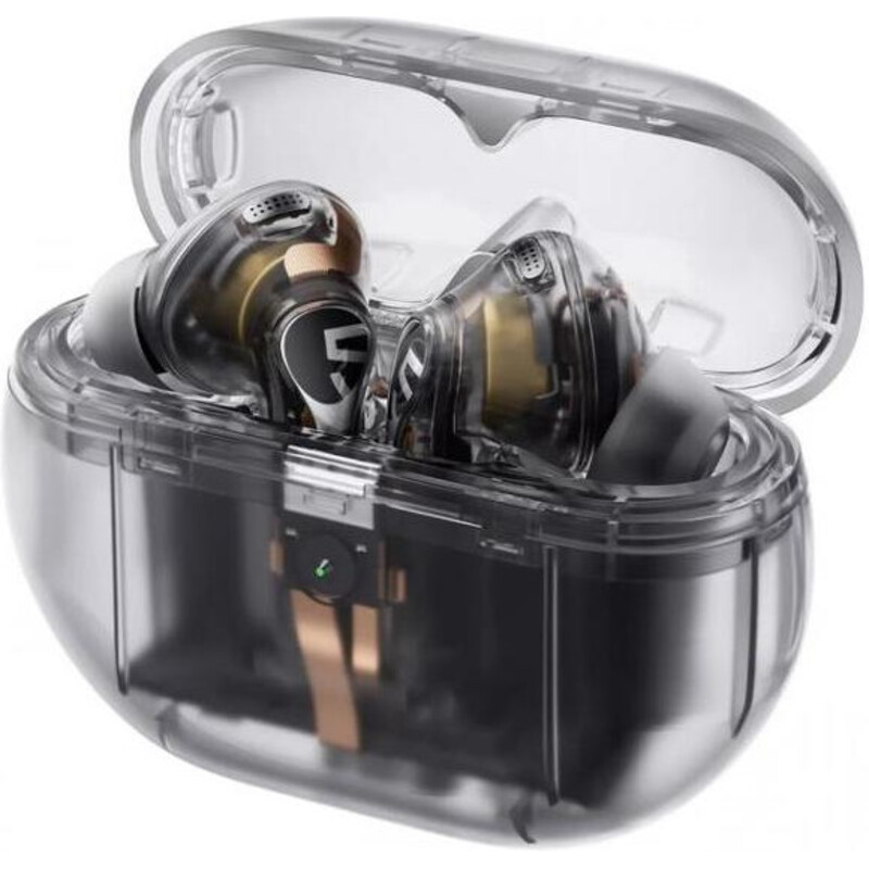 Навушники SoundPEATS Capsule 3 Pro transparent black - фото 1