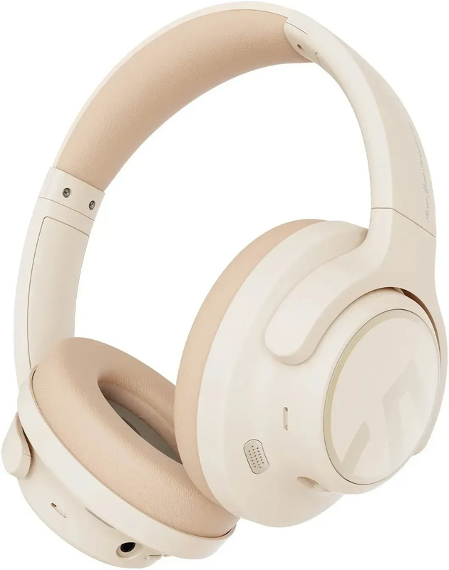 Наушники Soundpeats Space Over-Ear ANC Headphones Creamy Beige