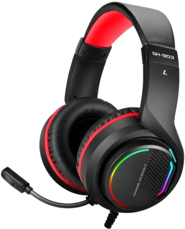 Наушники Xtrike ME GH-903 RGB-LED Black (GH-903)