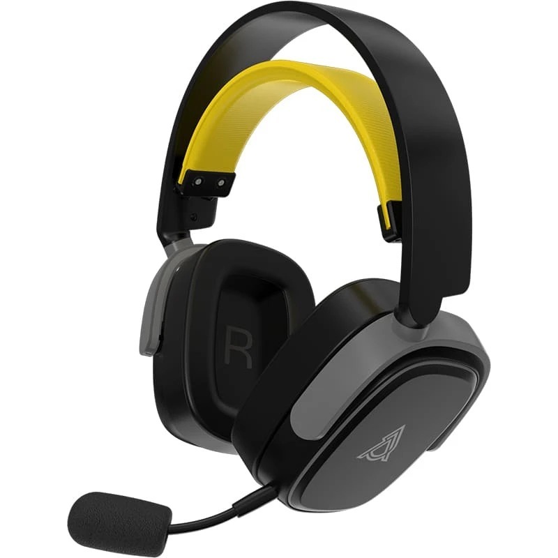 Наушники Ajazz AHM09 MAX Black/Gray/Yellow (AHM09-MAX-BGY)